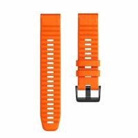 By Qubix - Siliconen bandje - Oranje - Compatible met Garmin Tactix 8-51mm - Compatible Garmin bandje - thumbnail