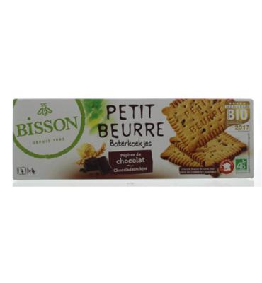 Biscuitjes met stukjes chocola petit beurre bio