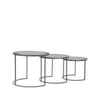LABEL51 Salontafel Set Tres - Zwart - Metaal - thumbnail