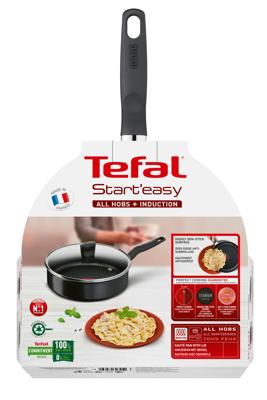 Tefal start'easy hapjespan 24cm + deksel