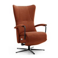 Sta-op Stoel C-101 Donkeroranje Stof - thumbnail