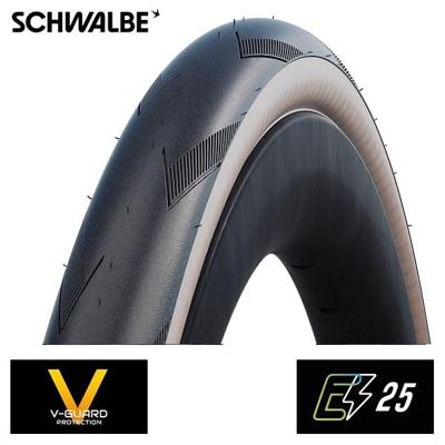 Schwalbe pro one evo super race vouwband transparant skin 28x1.20