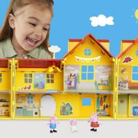 Peppa Pig The Big Family Home, boxset met Evie voor meisjes en jongens, vanaf 3 jaar - thumbnail