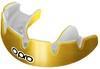 Opro 790001 Instant Custom Dentist Fit Mouthguard Braces - Gold-White - SR - thumbnail