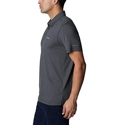 Columbia Tech Trail™ Polo Heren Shark Heather XXL