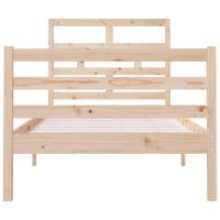 Bedframe massief hout 90x190 cm - thumbnail