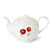 DIBBERN - Impression Red Poppy Classic - Theepot rond 1,30l - thumbnail