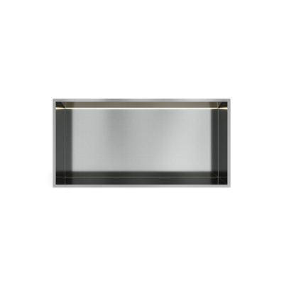 Hotbath &More Inbouwnis - 30 x 30 x 10 cm - met LED-verlichting - RVS 316 - V02