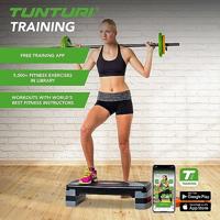 Tunturi Aerobic compact step l 3 hoogtes l zwart / grijs - thumbnail