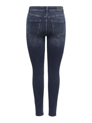 Only Onlblush Mid Skinny Dnm Rea409 Noos 15318738 Skinny Fit Blue Black Denim