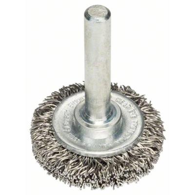 Bosch Accessories Schijfborstel, gegolfd, roestvrij, 30 mm, 0,3 mm, 6 mm, 4500 omw/min Bosch Power Tools Schacht-Ø 6 mm 2608622119 1 stuk(s)