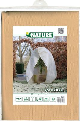 NATURE Winterafdekhoes rits - Beige NATURE Winterafdekhoes rits - Beige