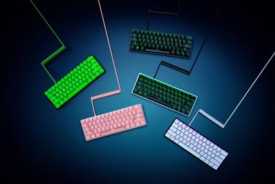 Razer Upgradeset voor PBT-Toetsdoppen en Spiraalkabel (120 Double-shot toetsen, USB-C naar USB-A Kabel, Spiraalkabel) Mercury Wit, US- & UK-Layout