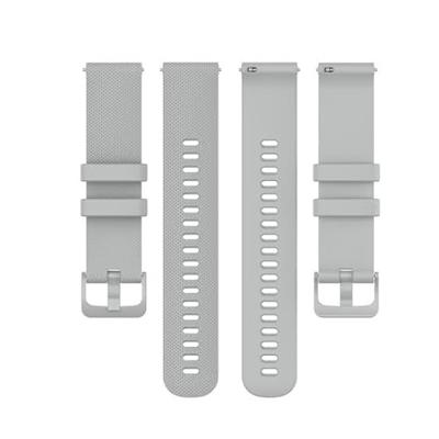 Garmin Venu 3s / Vivoactive 4s / Venu 2s / Vivomove 3s / Forerunner 255s - Sportband met motief - Grijs