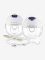 Dubbele handsfree borstkolf LANSINOH paars - thumbnail