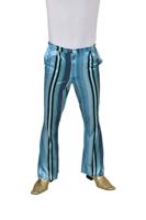 Hippiebroek streep blauw - thumbnail