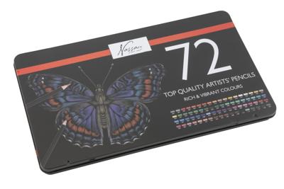 Kleurpotloden nassau fine art assorti blik a 72st | 12 stuks