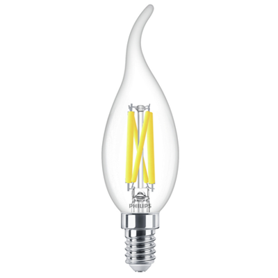Philips LED 871951432437400 LED-lamp Energielabel D (A - G) E14 Kaars 3.4 W = 40 W Warmwit (Ø x l) 35 mm x 119 mm 1 stuk(s)
