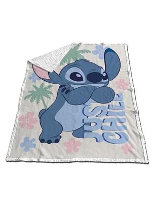 Stitch just chill fleece plaid 130 x 170 cm - polyester
