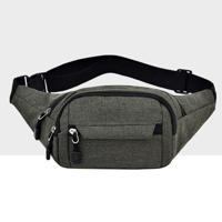 Pure kleur multifunctionele zakken waterdichte borst tas taille Cross Body Sporttas (groen) - thumbnail
