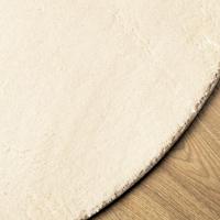 Vloerkleed HUARTE laagpolig zacht wasbaar 80 cm crme - thumbnail