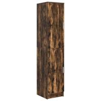 Hoge kast Gerookt eiken 35 x 39 x 168 cm - thumbnail