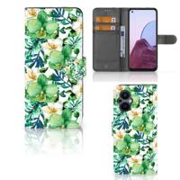 OPPO Reno 8 Lite | OnePlus Nord N20 Hoesje Orchidee Groen - thumbnail