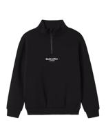 Name it winter sweater jongens - zwart - regular fit, zip - NkmBrody - thumbnail