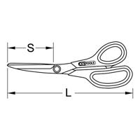 KS Tools 1180067 Universele schaar 220 mm - thumbnail