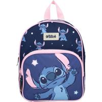 Disney Stitch Rugtas 29x23x8 cm Donkerblauw/Roze - thumbnail