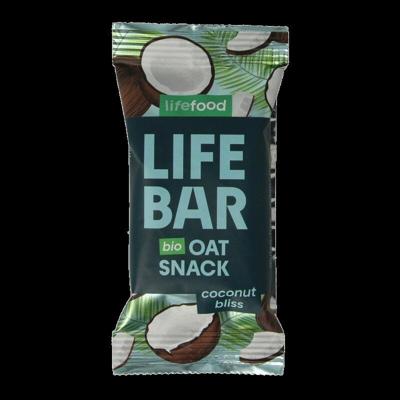 Lifefood Lifebar oatsnack kokos bliss bio 40 Gram