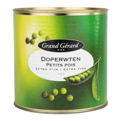 Grand Gérard - Doperwten Extra fijn - 3 ltr Grand Gérard - Doperwten Extra fijn - 3 ltr