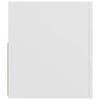 Tv-meubel met LED-verlichting 90x35x40 cm wit - thumbnail