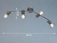 Fischer & Honsel Trendy plafondspotRan 4-lichts - 22266 - thumbnail