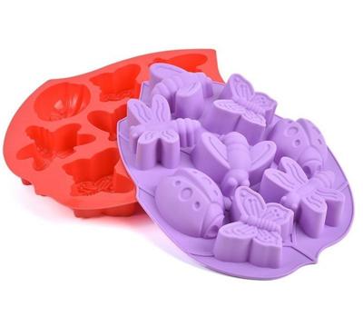 Insect vorm taart siliconen mal bakken tools grootte: 26.5 x 20.5 x 3.5 cm