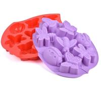 Insect vorm taart siliconen mal bakken tools grootte: 26.5 x 20.5 x 3.5 cm - thumbnail