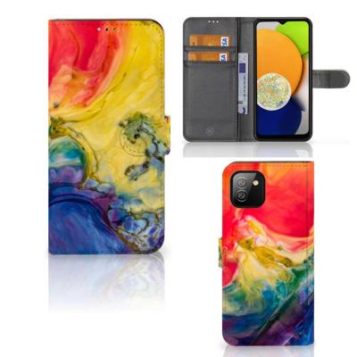 Hoesje Samsung Galaxy A03 Watercolor Dark Hoesje Samsung Galaxy A03 Watercolor Dark