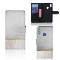 Huawei Y7 (2019) | Book Style Case | Wood Concrete - thumbnail