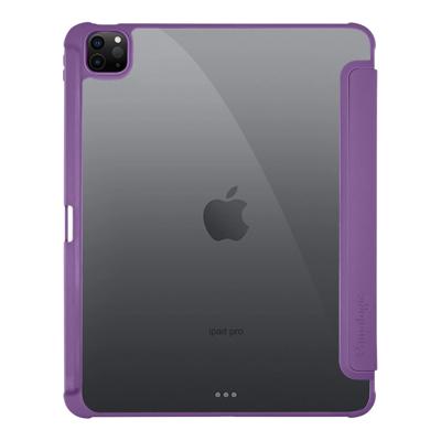 Pomologic BookFold pencil hoesje iPad Pro 13" (M4/M5) - Clear/Purple Pomologic BookFold pencil hoesje iPad Pro 13" (M4/M5) - Clear/Purple