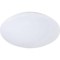 LED Plafondlamp - Badkamerlamp - Trion Puta - Opbouw Rond 12W - Spatwaterdicht IP44 - Warm Wit 3000K - Mat Wit Kunststof - thumbnail