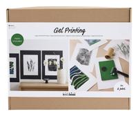 Creativ Company Groepsset gelprinten kleurrijke prints - thumbnail