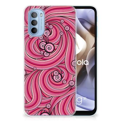 Motorola Moto G31 | G41 | Hoesje maken | Swirl Pink