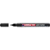 Paintmarker edding 791 alcoholbasis 1-2mm zwart - thumbnail