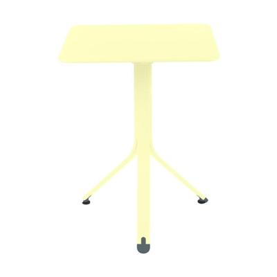 Fermob Rest'o tuintafel 57x57 cm Frosted Lemon