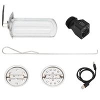 Houtkachel met USB-ventilator 35,5x26x28 cm roestvrijstaal - thumbnail