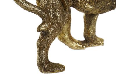 Decoratieve figuren DKD Home Decor FZ-93397 Wit Gouden Hars Rechthoekig Koloniaal Modern 21 x 8,5 x 18,5 cm