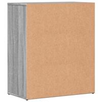 Dressoirs 2 st 60x31x70 cm bewerkt hout grijs sonoma eikenkleur - thumbnail