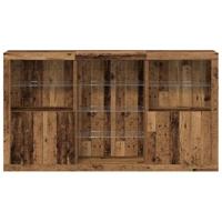 Dressoir Oud hout 181,5 x 37 x 100 cm Bewerkt hout - thumbnail