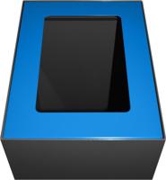 V-Part top voor modulaire afvalbak 60 l, blauw - thumbnail