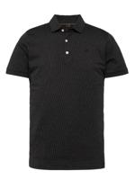 Short sleeve polo jersey mercerize black - thumbnail